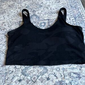 Black Camouflage Women's Bralette